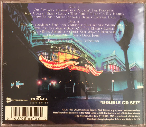 Styx - Return To Paradise (2xCD, Album) - Image 2