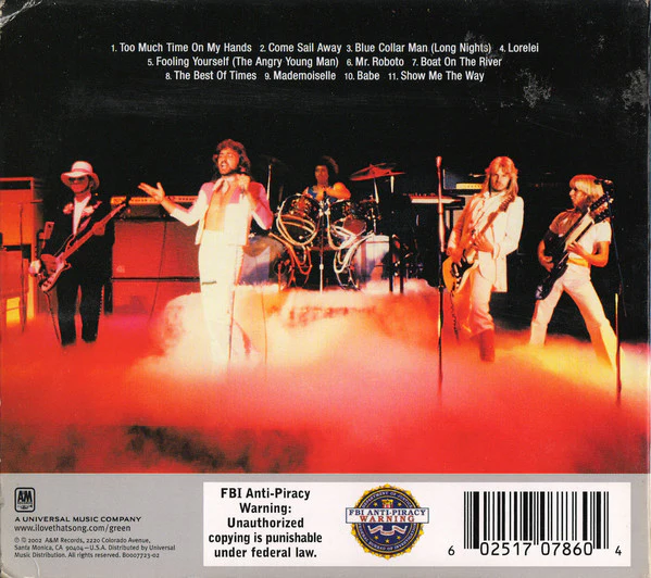Styx - The Best Of Styx (CD, Comp, RE) - Image 3