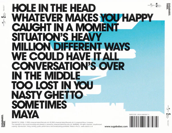 Sugababes - Three (CD, Album) - Image 3