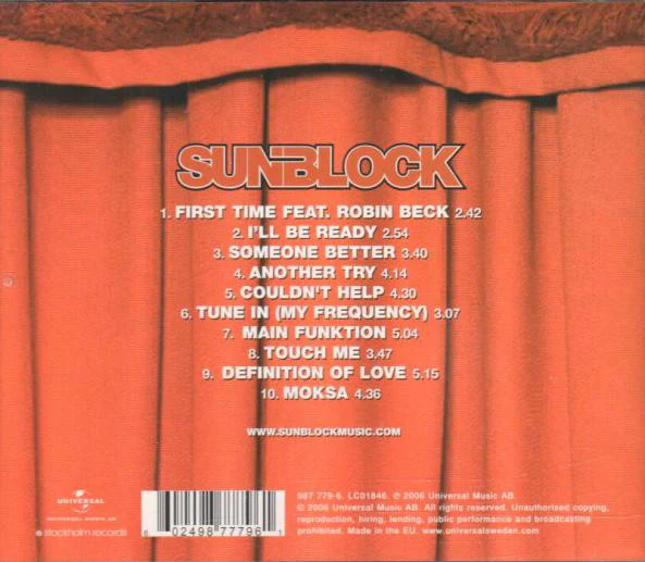 Sunblock (2) - I'll Be Ready (CD, Album) - Image 2