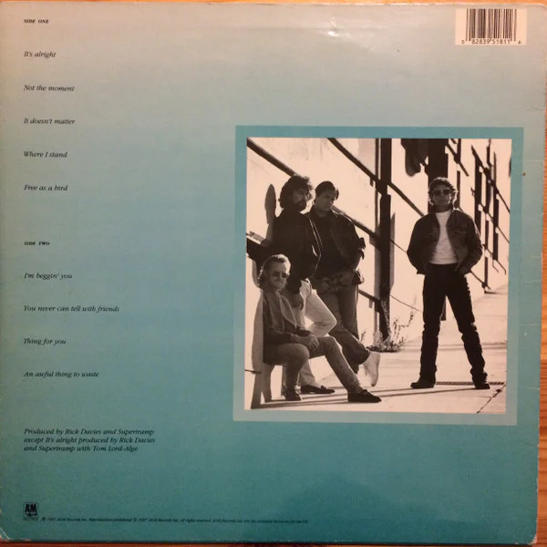 Supertramp - Free As A Bird (LP, Album, Gre) - Image 2