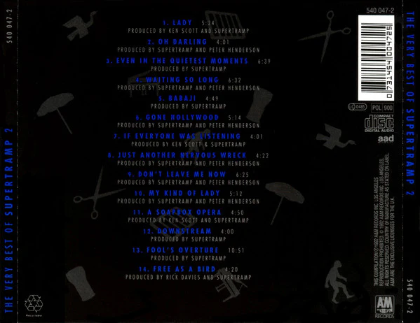 Supertramp - The Very Best Of Supertramp 2 (CD, Comp) - Image 2