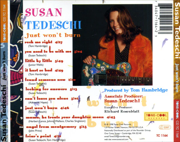 Susan Tedeschi - Just Won't Burn (CD, Album) - Image 2