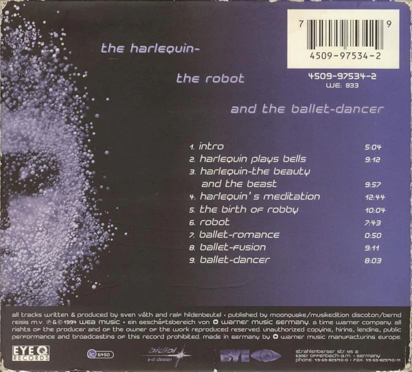 Sven Väth - The Harlequin - The Robot And The Ballet-Dancer (CD, Album, Dig) - Image 2