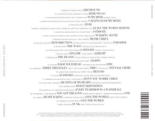 Swedish House Mafia - Until Now (CD, Comp, Mixed, Tak) - Image 3