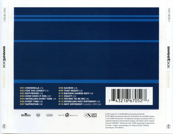 Sweetbox - Classified (CD, Album) - Image 4