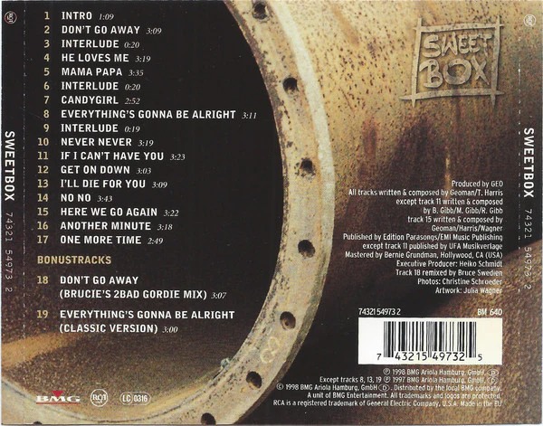 Sweetbox - Sweetbox (CD, Album) - Image 2