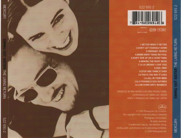 Swing Out Sister - The Living Return (CD, Album + CD + Ltd) - Image 2