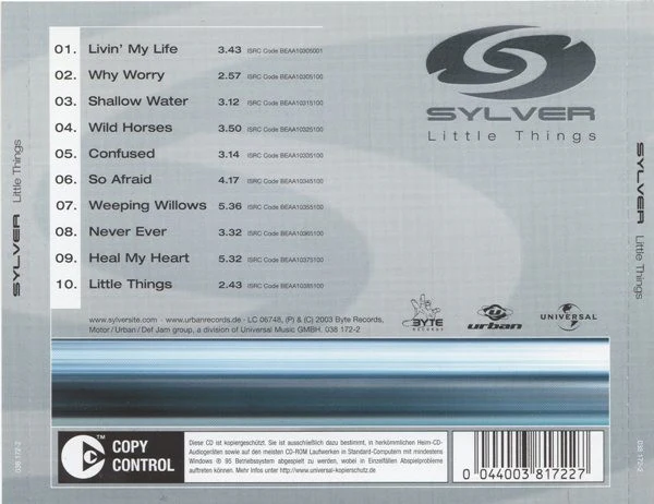 Sylver - Little Things (CD, Album, Copy Prot.) - Image 2