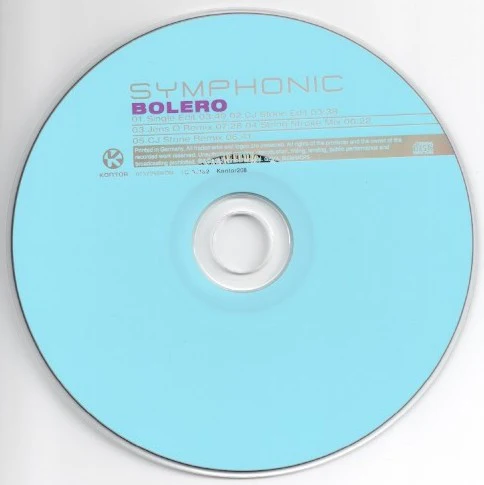 Symphonic - Bolero (CD, Maxi) - Image 3