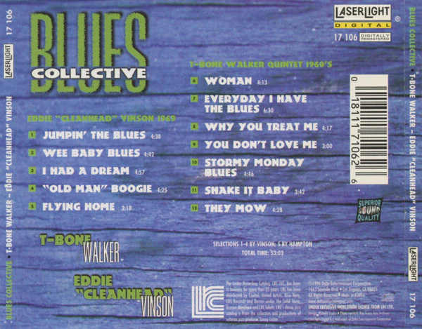 T-Bone Walker, Eddie "Cleanhead" Vinson - Blues Collective (CD, Comp) - Image 2