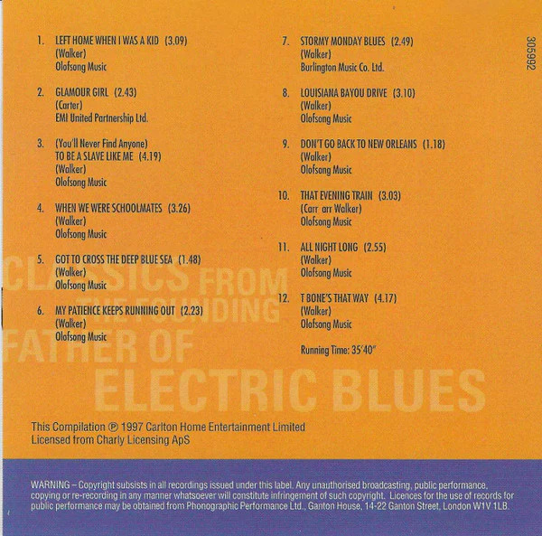 T-Bone Walker - Stormy Monday (CD, Comp) - Image 2
