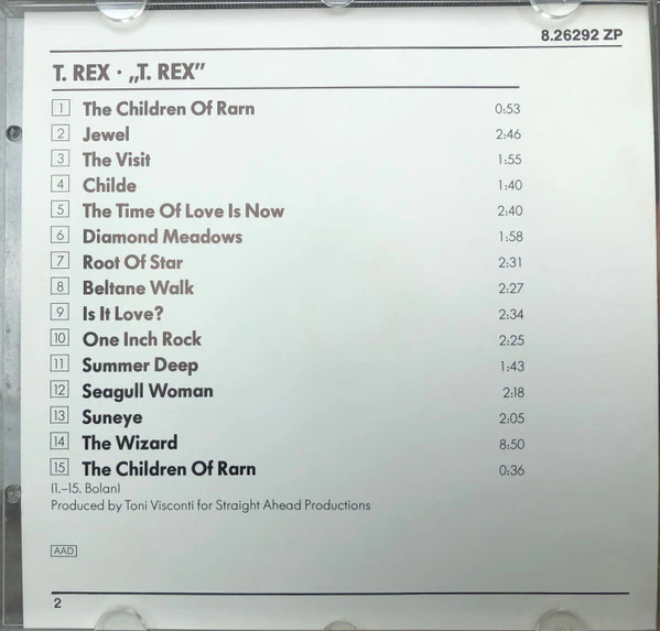 T. Rex - T. Rex (CD, Album, RE) - Image 2