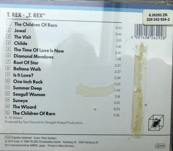 T. Rex - T. Rex (CD, Album, RE) - Image 3