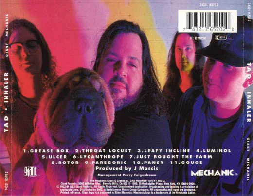 Tad - Inhaler (CD, Album) - Image 2