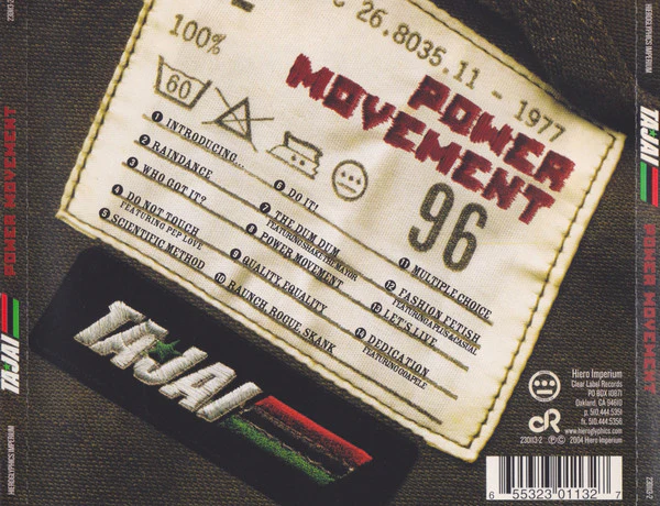 Tajai - Power Movement (CD, Album) - Image 2