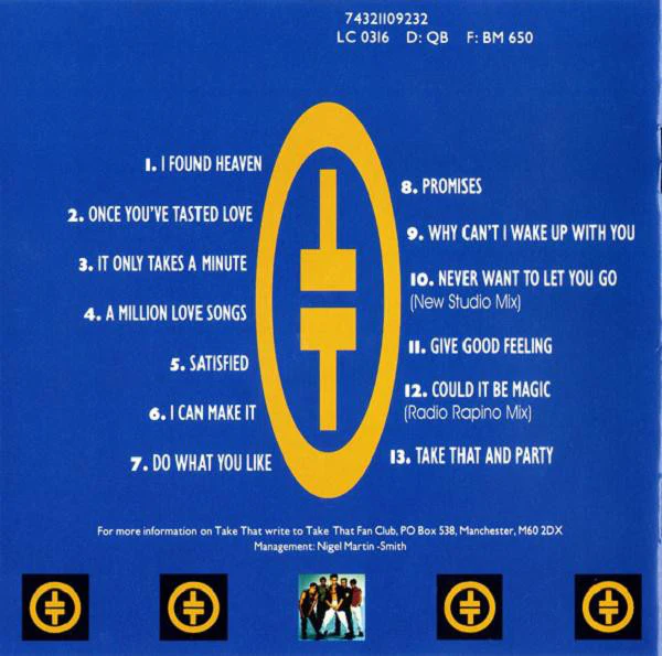 Take That - Take That & Party (CD, Album, RE) - Image 2