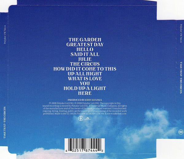 Take That - The Circus (CD, Album, Sup) - Image 2