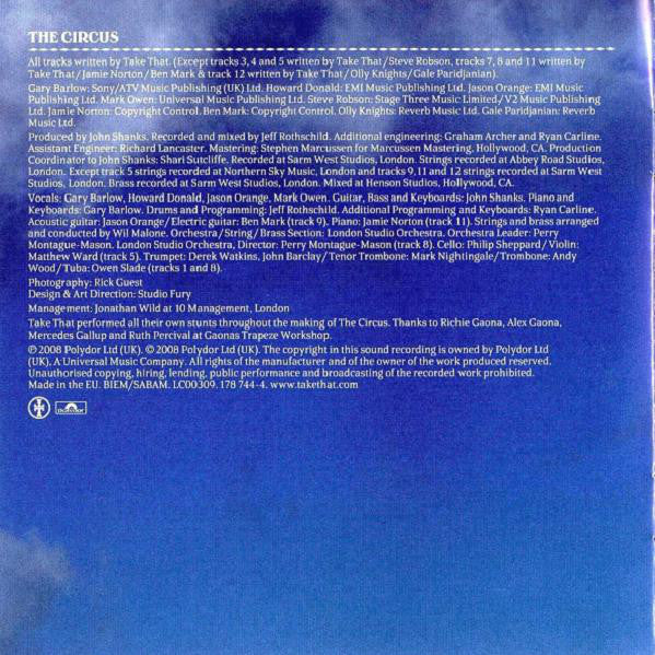 Take That - The Circus (CD, Album, Sup) - Image 5