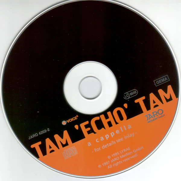 Tam 'Echo' Tam* - A Cappella (CD, Album) - Image 3