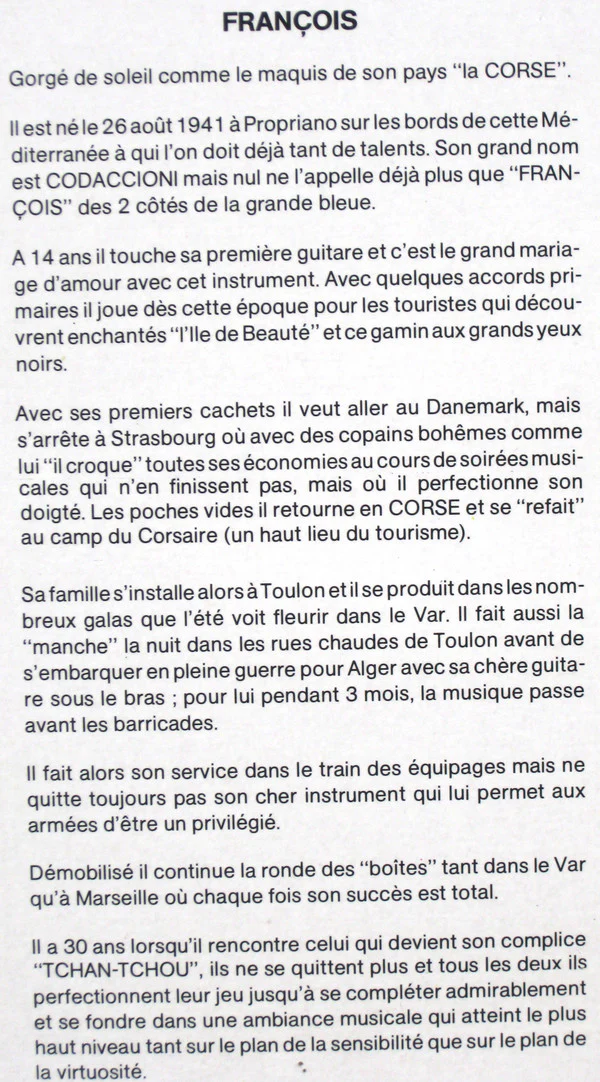 Tchan-Tchou* & François* - Nomades ... (LP, Album) - Image 5