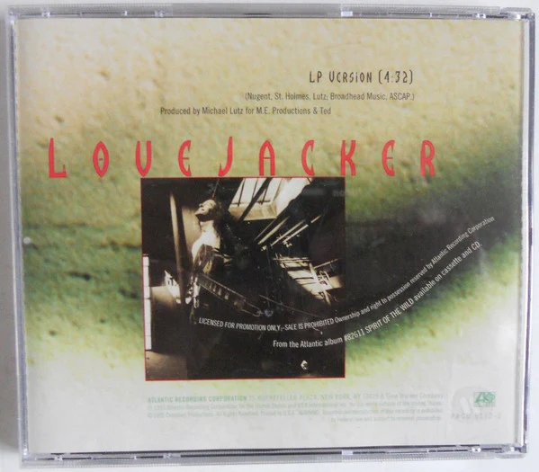 Ted Nugent - Lovejacker (CD, Single, Promo) - Image 3