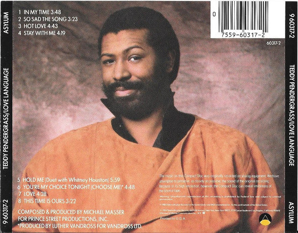 Teddy Pendergrass - Love Language (CD, Album, RE) - Image 3