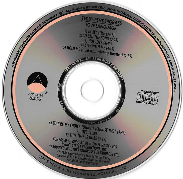 Teddy Pendergrass - Love Language (CD, Album, RE) - Image 4