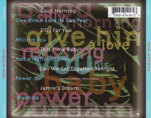 Tené Williams - Tené Williams (CD, Album) - Image 5