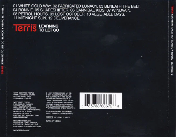 Terris - Learning To Let Go (CD, Album) - Image 2