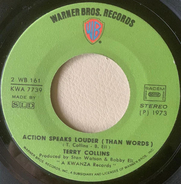 Terry Collins -  L.O.V.E Y.O.U / Action Speaks Louder ( Than Words ) (7", Single) - Image 2