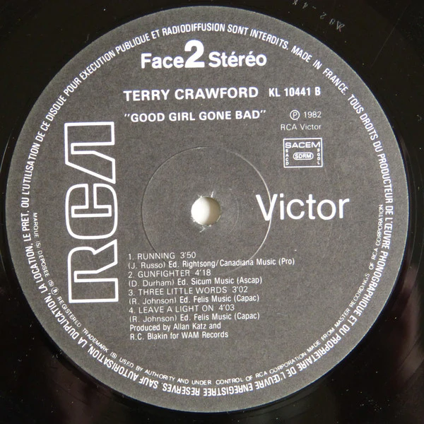 Terry Crawford - Good Girl Gone Bad (LP, Album) - Image 4