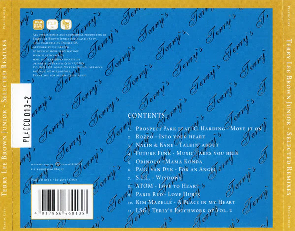 Terry Lee Brown Jr. - Selected Remixes (CD, Comp) - Image 2