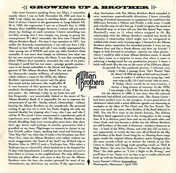 The Allman Brothers Band - Hell & High Water - The Best Of The Arista Years (CD, Comp) - Image 5