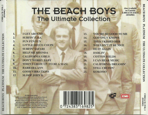 The Beach Boys - Platinum - The Ultimate Collection (CD, Comp) - Image 2