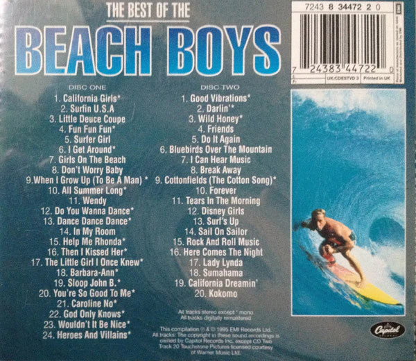 The Beach Boys - The Best Of The Beach Boys (2xCD, Album, Comp, Mono, RM) - Image 2