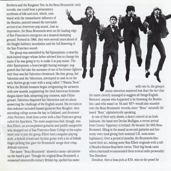 The Beau Brummels - The Best Of The Beau Brummels 1964-1968 (CD, Comp, RE, RM, RP) - Image 3