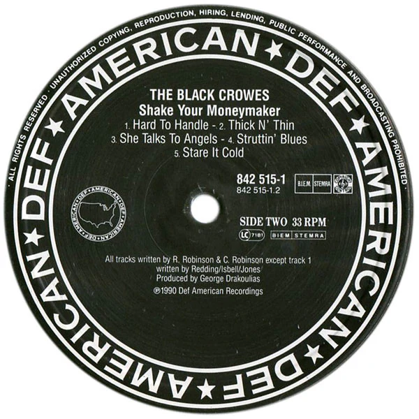 The Black Crowes - Shake Your Money Maker (LP, Album) - Image 5