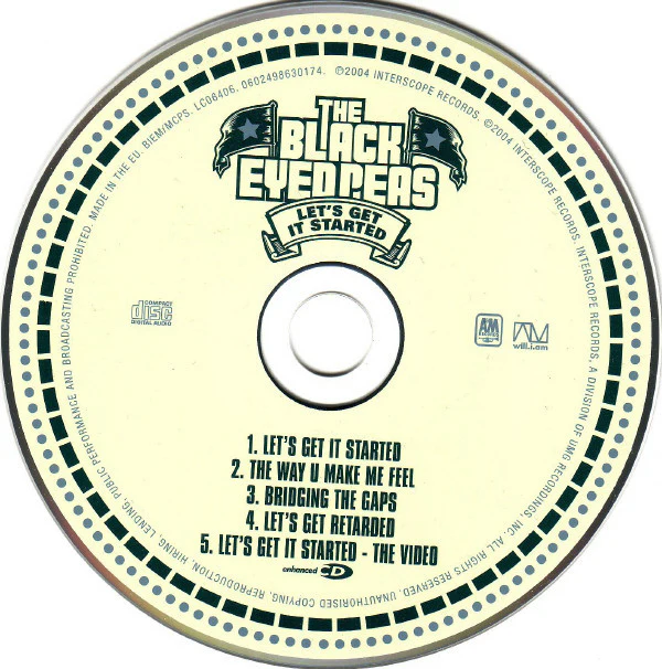 The Black Eyed Peas* - Let's Get It Started (CD, Maxi, Enh) - Image 4