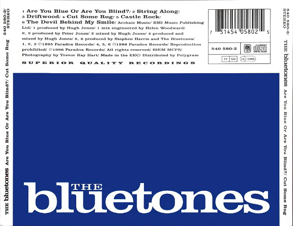 The Bluetones - Are You Blue Or Are You Blind? / Cut Some Rug (CD, EP, Comp) - Image 2