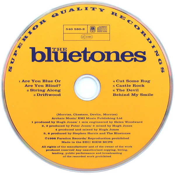 The Bluetones - Are You Blue Or Are You Blind? / Cut Some Rug (CD, EP, Comp) - Image 3
