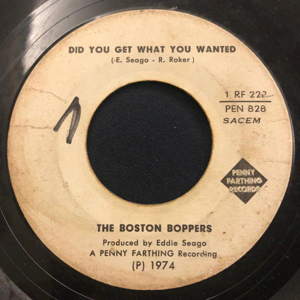 The Boston Boppers - Did You Get What You Wanted / Whirlwind Girl (7", Single)