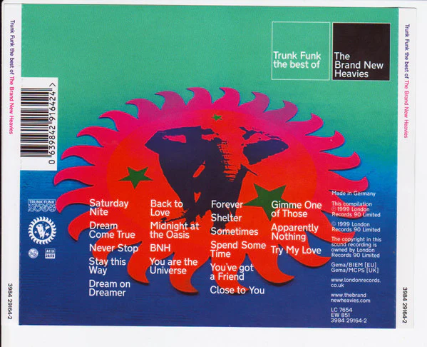 The Brand New Heavies - Trunk Funk - The Best Of (CD, Comp) - Image 4