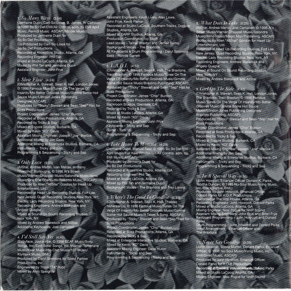 The Braxtons - So Many Ways (CD, Album) - Image 3