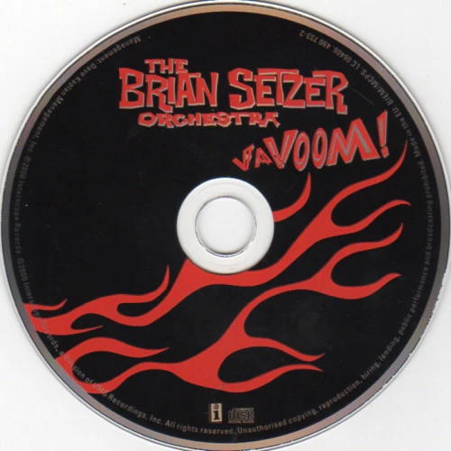 The Brian Setzer Orchestra* - Vavoom! (CD, Album, RP) - Image 2
