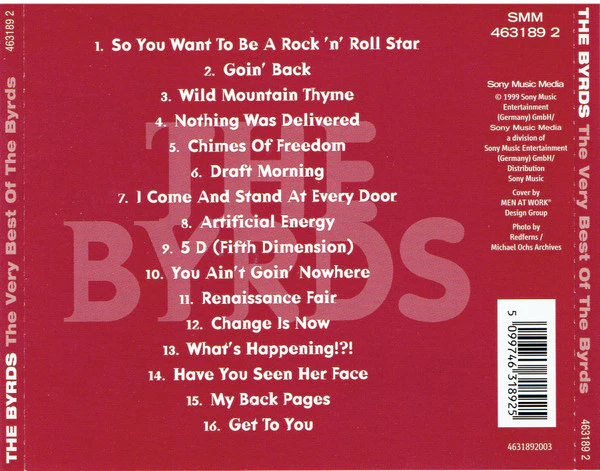 The Byrds - The Very Best Of The Byrds (CD, Comp, RE) - Image 3