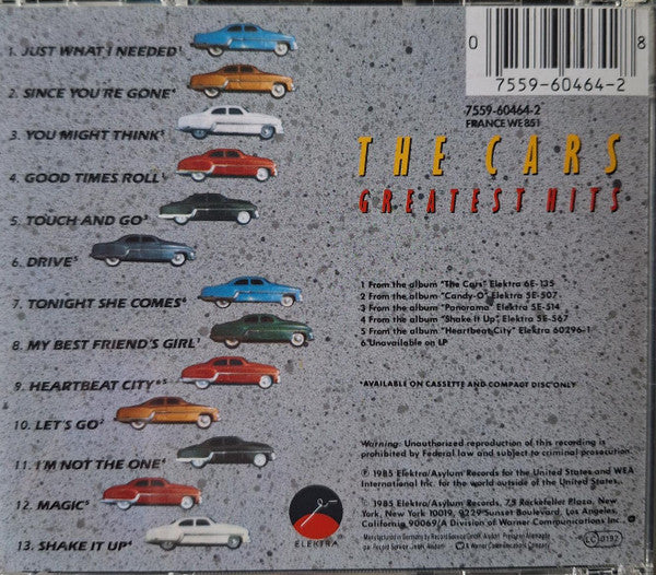 The Cars - Greatest Hits (CD, Comp, RE) - Image 2
