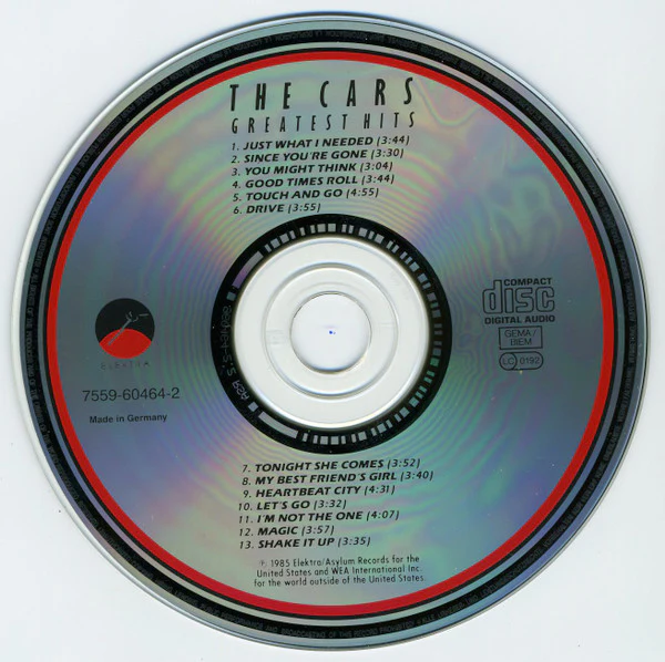 The Cars - Greatest Hits (CD, Comp, RE) - Image 3