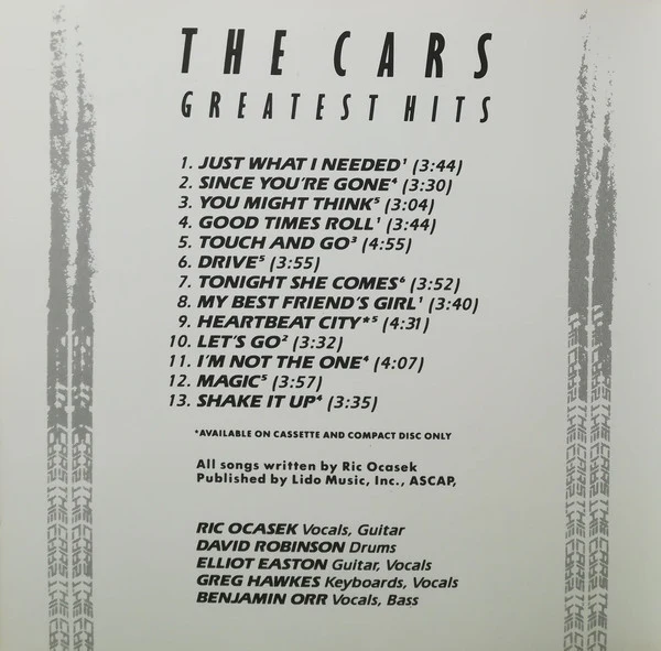The Cars - The Cars Greatest Hits (CD, Comp, RE) - Image 5