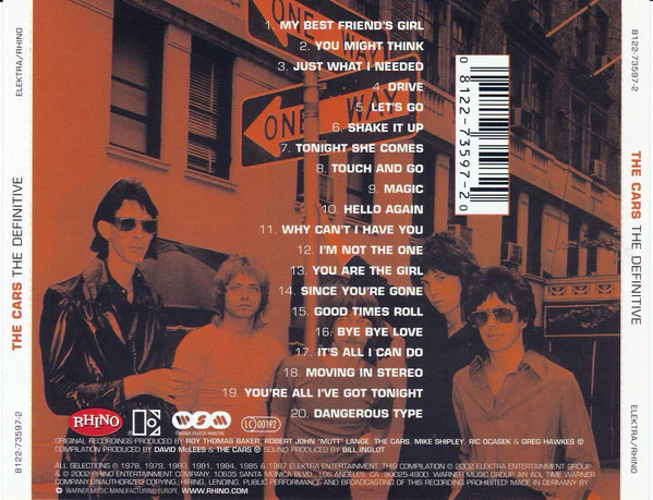 The Cars - The Definitive (CD, Comp, RM) - Image 2